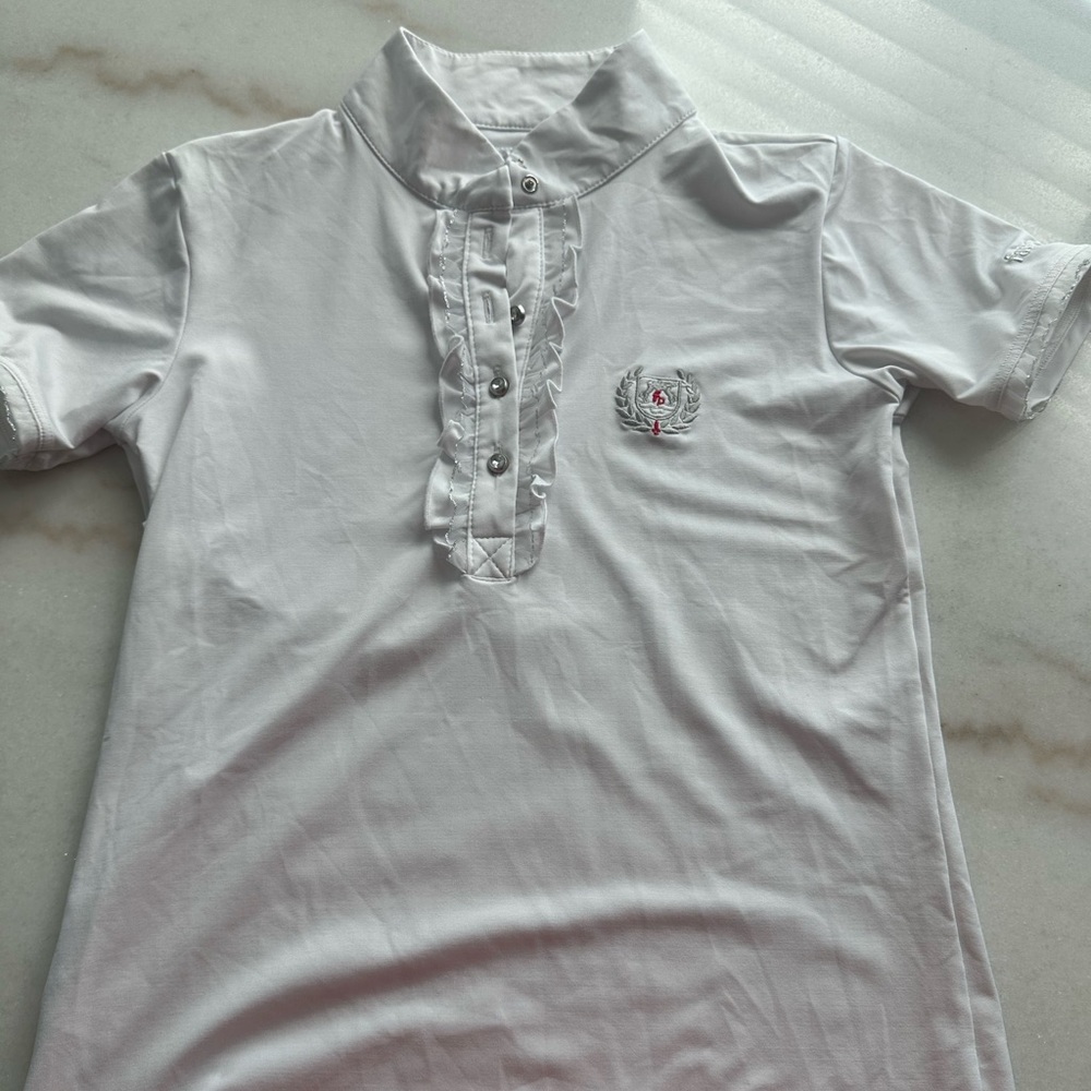 White fairplay show shirt